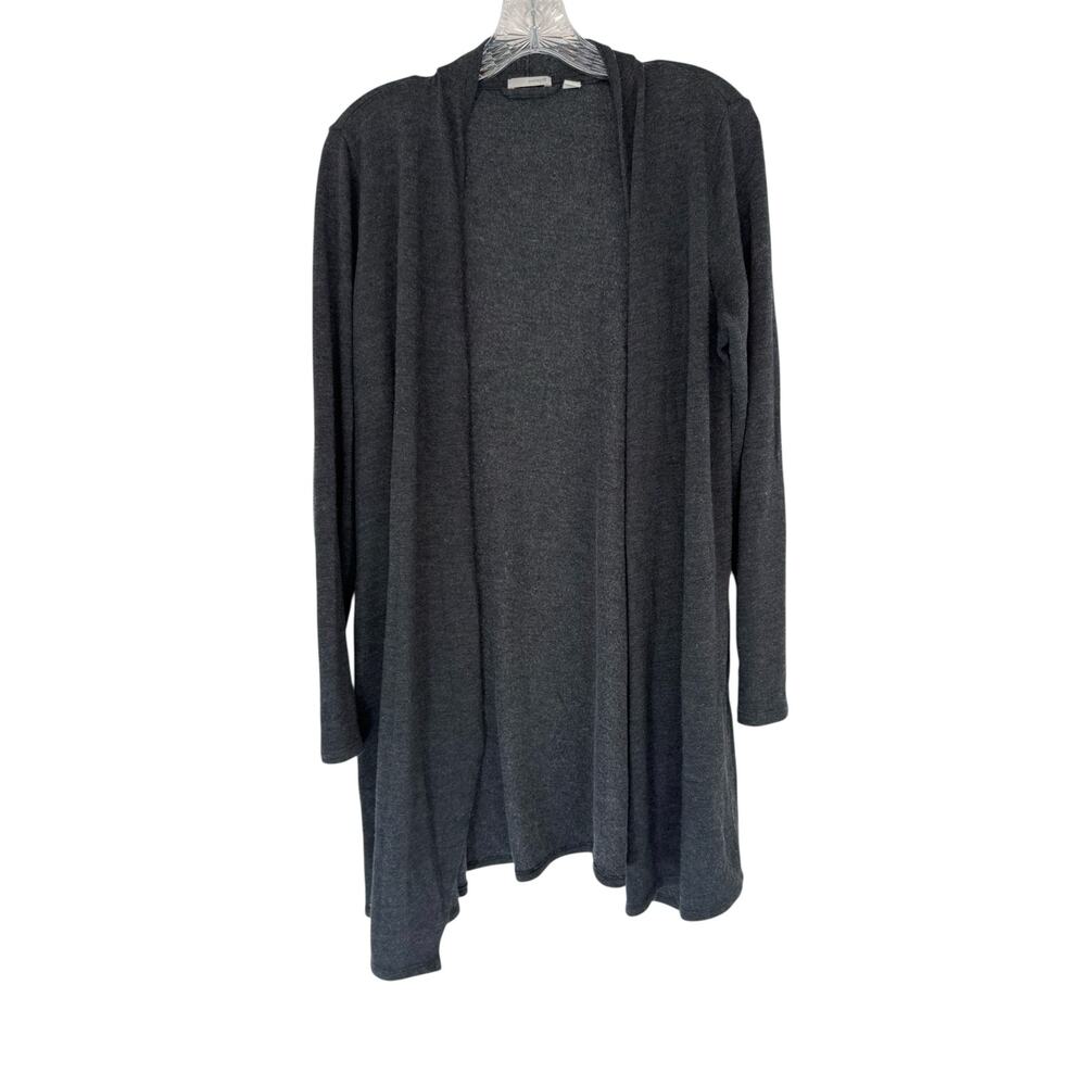 J. Jill Pure Jill Cardigan‎ Gray Soft Cozy Open Front Basic Casual Work Small